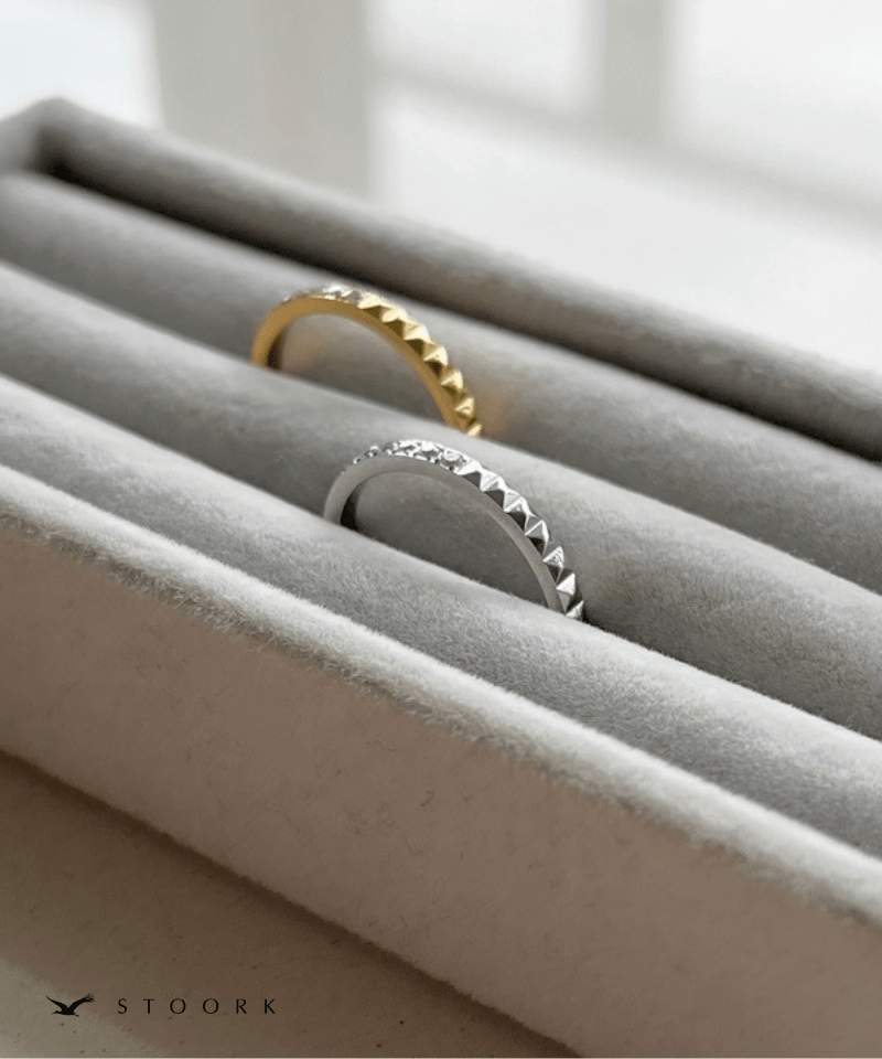 Zircon Studs Ring - stoork