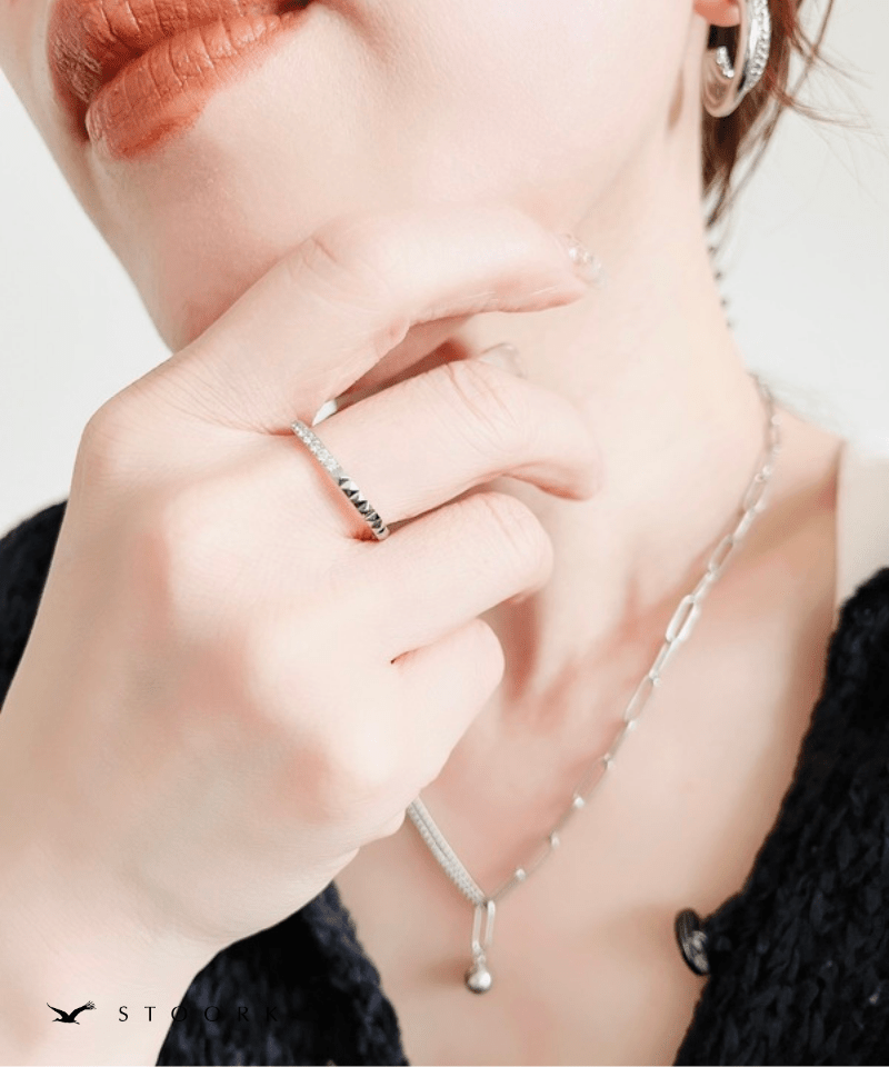 Zircon Studs Ring - stoork