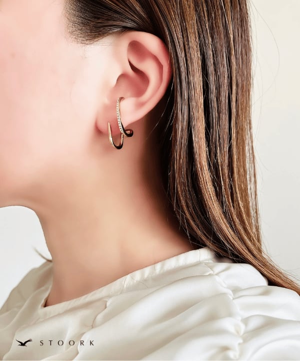 Zirconia Double Line Pierce - stoork