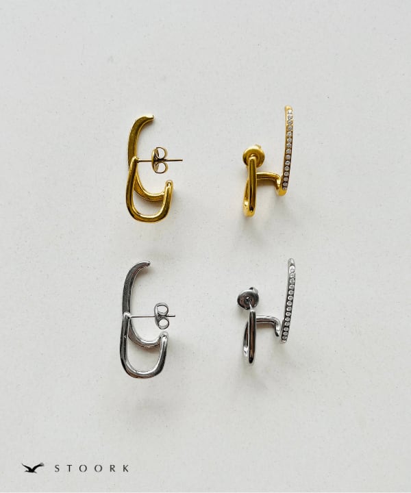 Zirconia Double Line Pierce - stoork