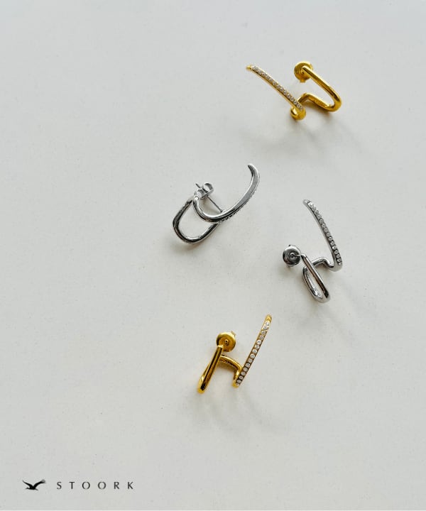 Zirconia Double Line Pierce - stoork