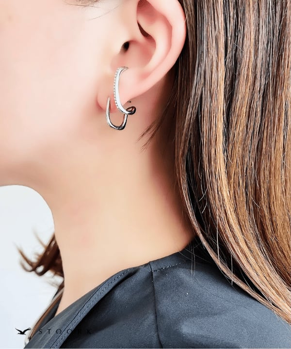 Zirconia Double Line Pierce - stoork