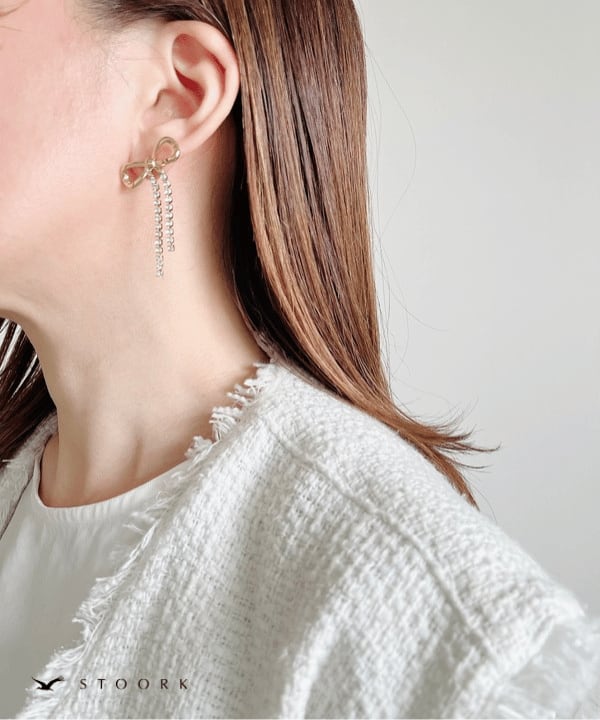 Zirconia Ribbon Pierce - stoork