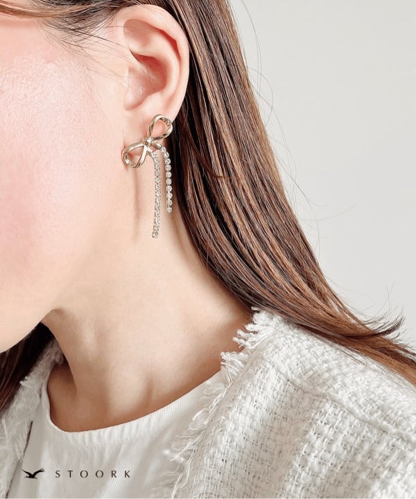 Zirconia Ribbon Pierce - stoork