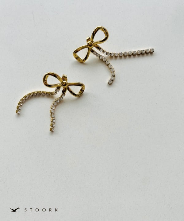 Zirconia Ribbon Pierce - stoork