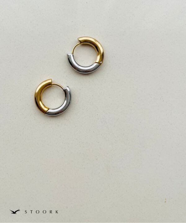 2Tone Metal Hoop Pierce