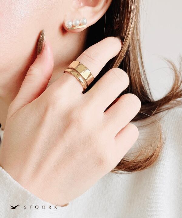 【再入荷】Double Wide Ring