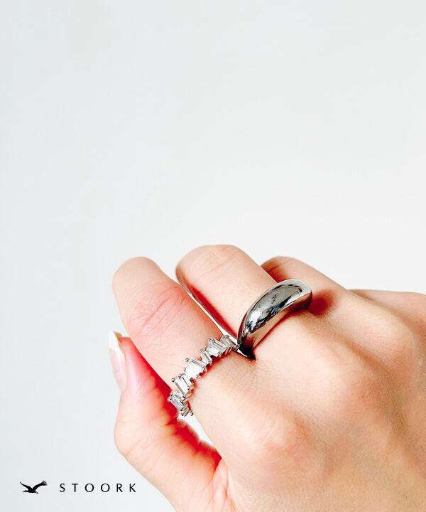 s925 Crystal Zircon Ring