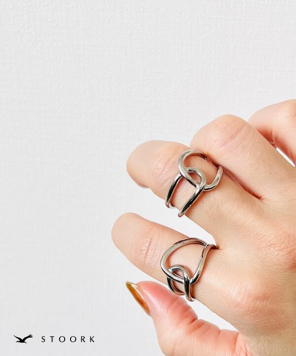 316L Open Knot Ring | 金属アレルギー対応アクセサリー通販ショップ