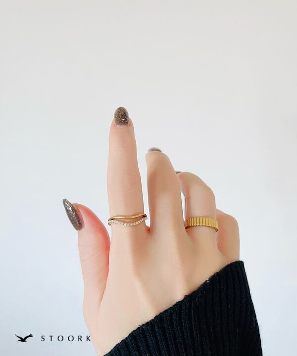 【再入荷】Double V Ring