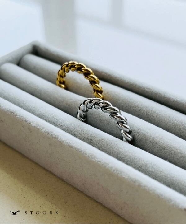 316L Rope Ring