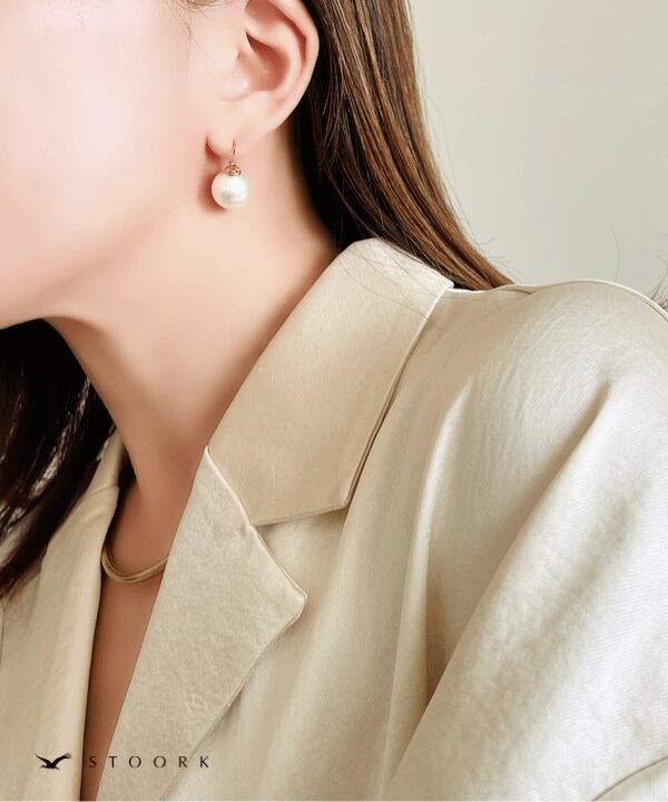【再入荷】Big Pearl Pierce