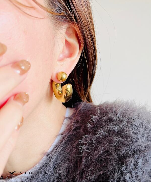 【再入荷】2way Ball Hoop Pierce