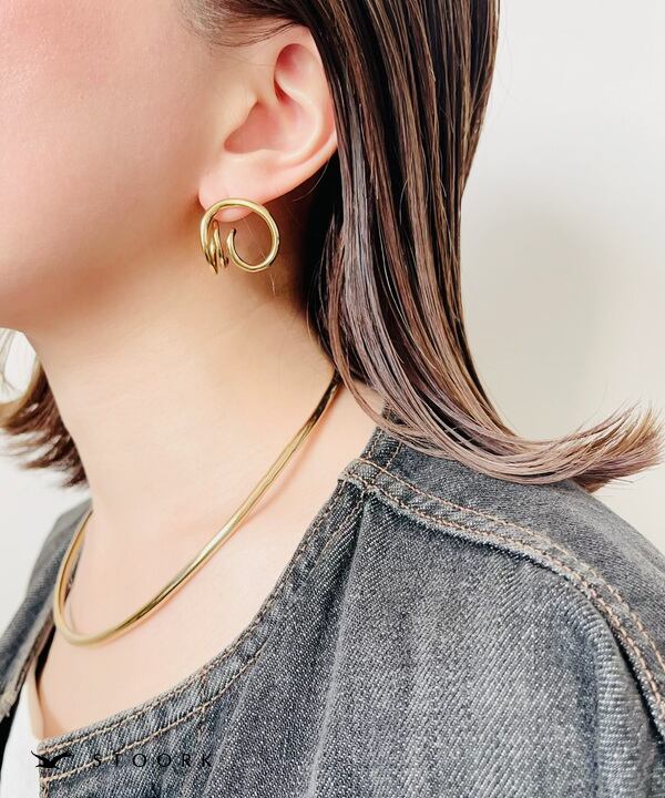 【再入荷】316L Round And Round Pierce