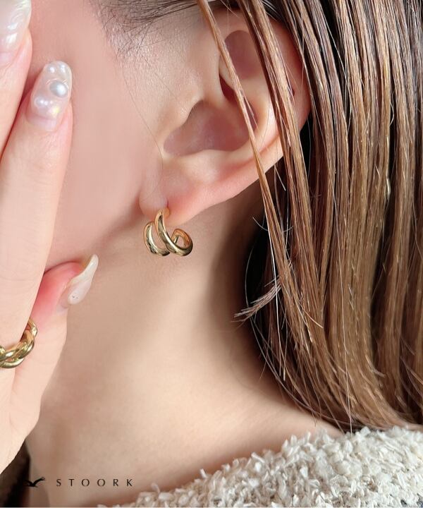 【再入荷】Double Line Pierce