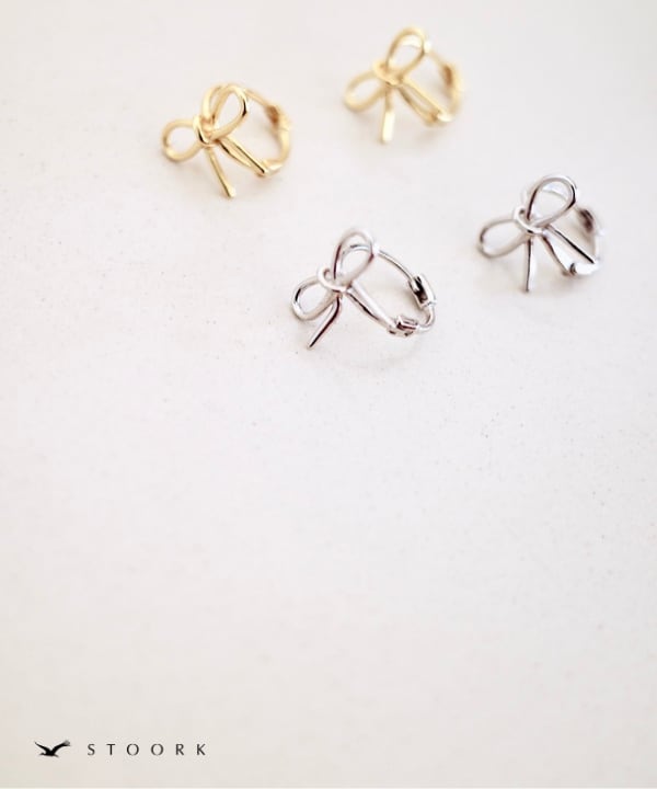 s925 Ribbon Hoop Pierce