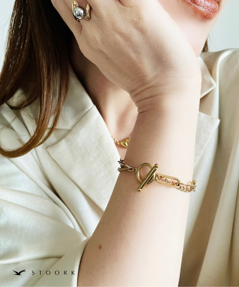 Double Chain Mantel Bracelet