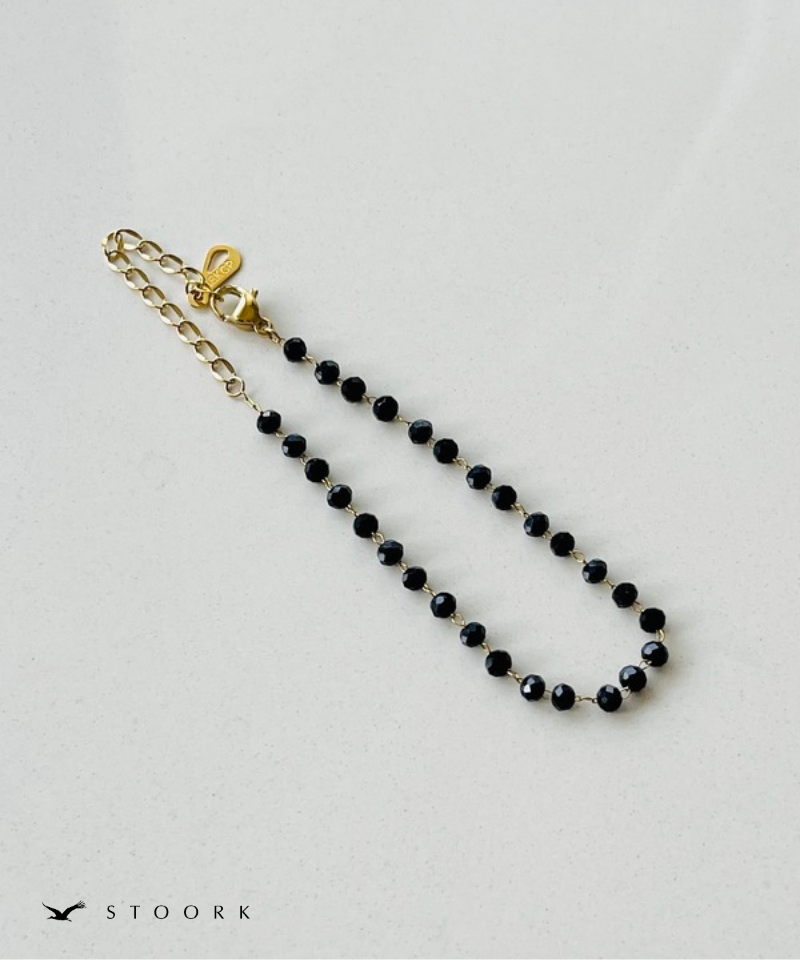 Tiny Black Beads Bracelet
