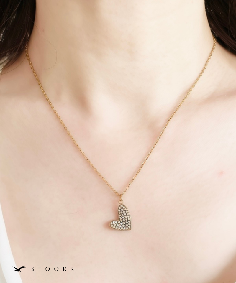 Zircon Heart Necklace