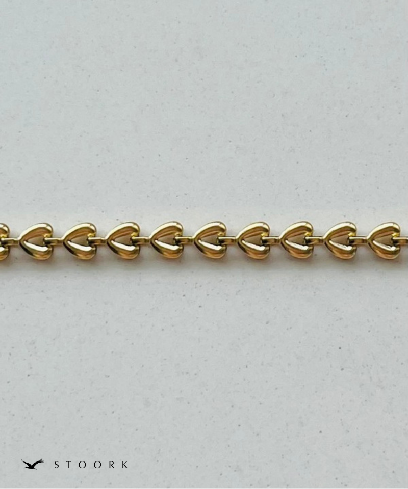 Heart Link Chain Bracelet