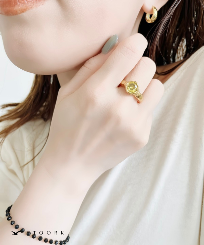 Melt Stone Ring