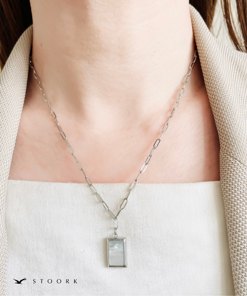 Square Shell Necklace