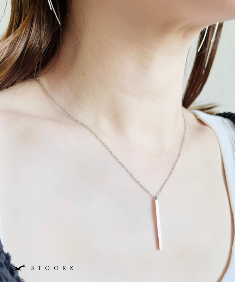 Skinny Pendant Necklace