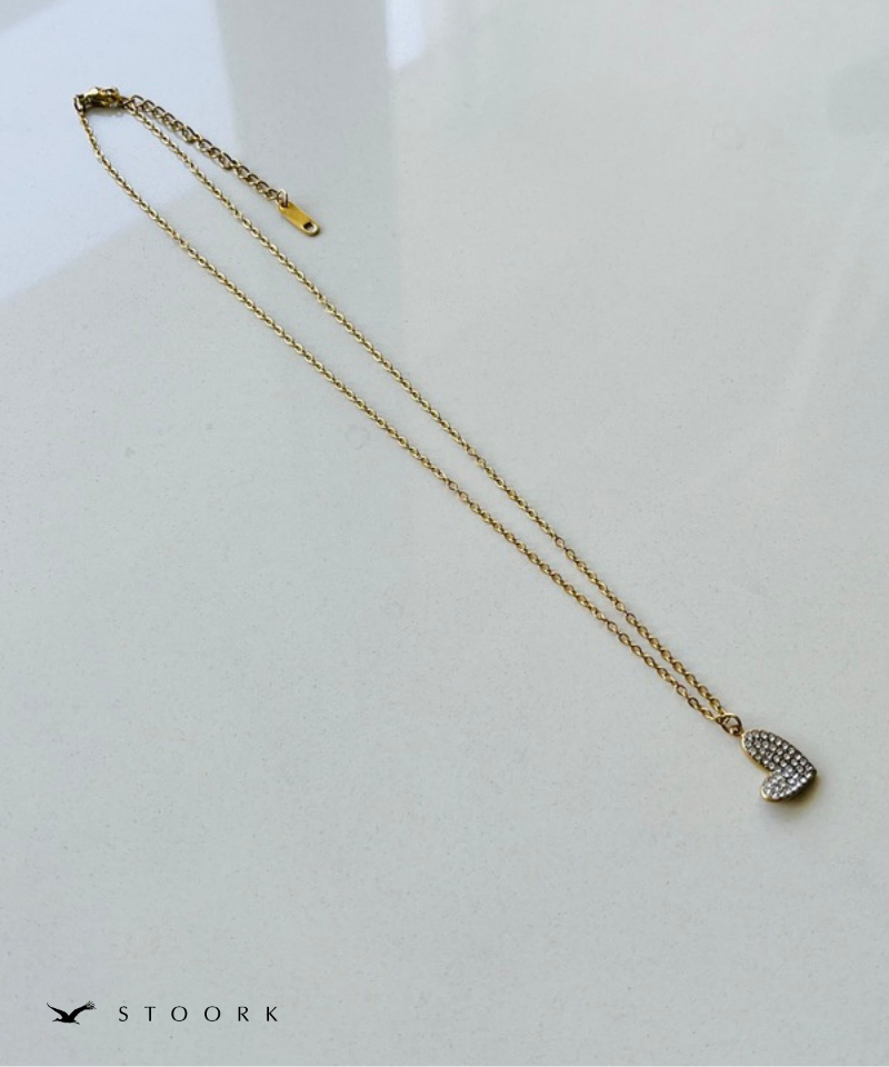 Zircon Heart Necklace