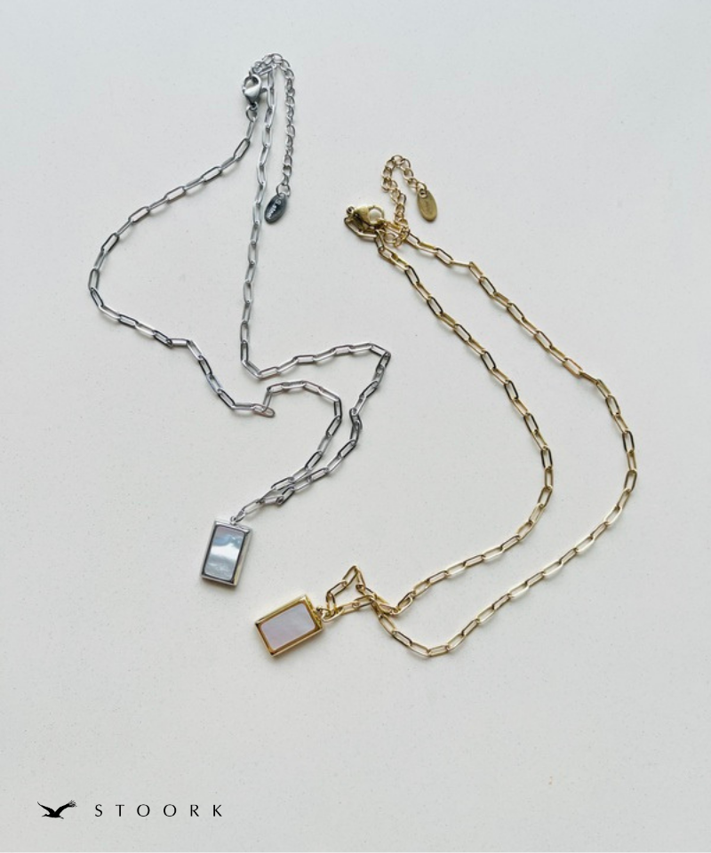 Square Shell Necklace