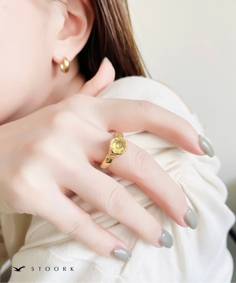 Melt Stone Ring