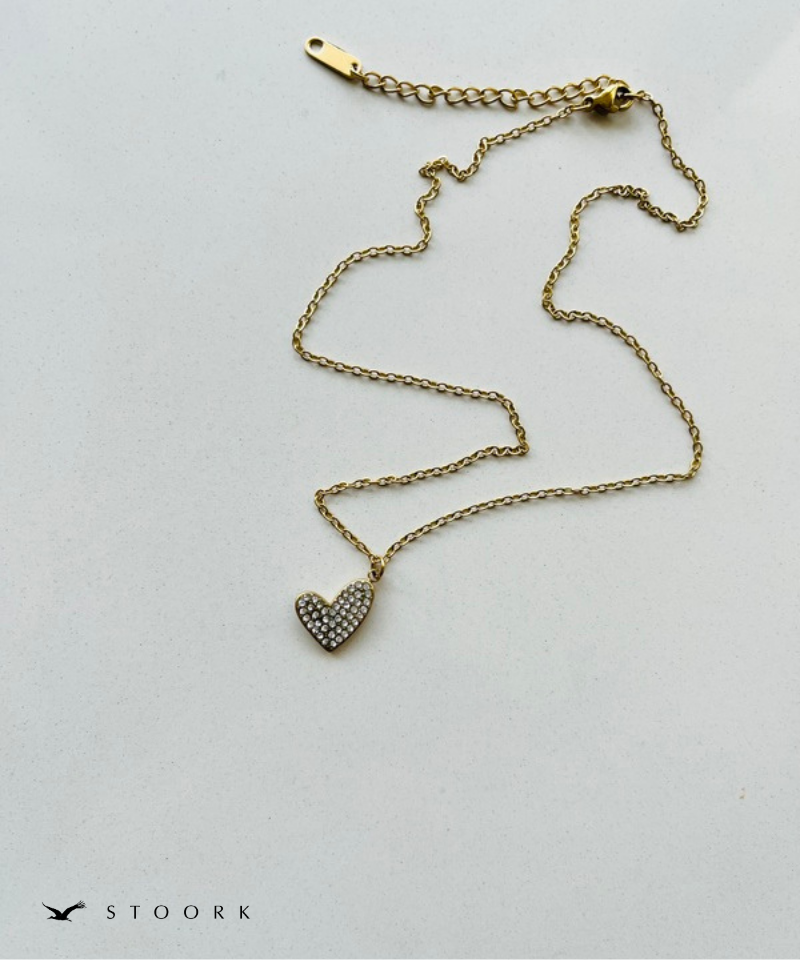 Zircon Heart Necklace