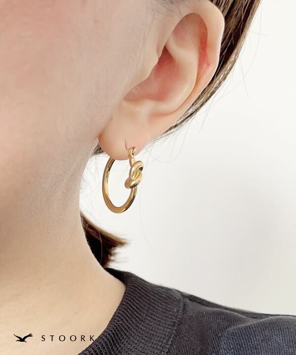 【再入荷】316L Knot Hoop Pierce