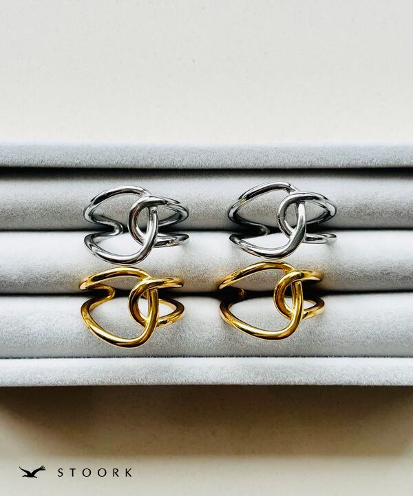 316L Open Knot Ring | 金属アレルギー対応アクセサリー通販ショップ