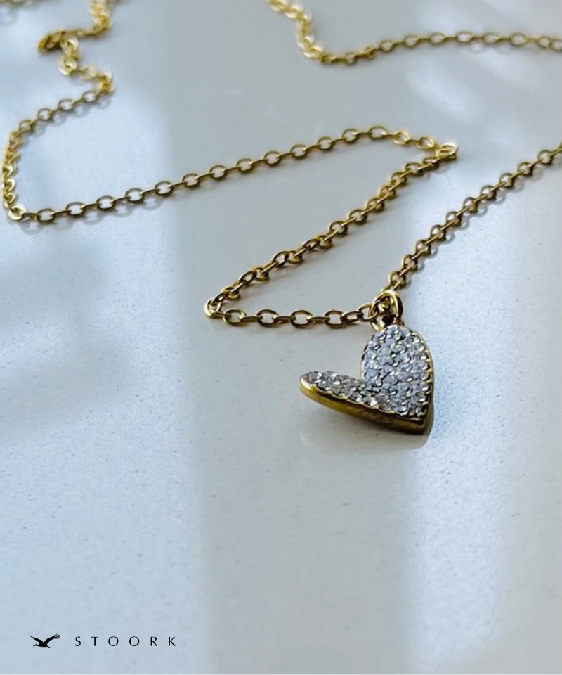 Zircon Heart Necklace