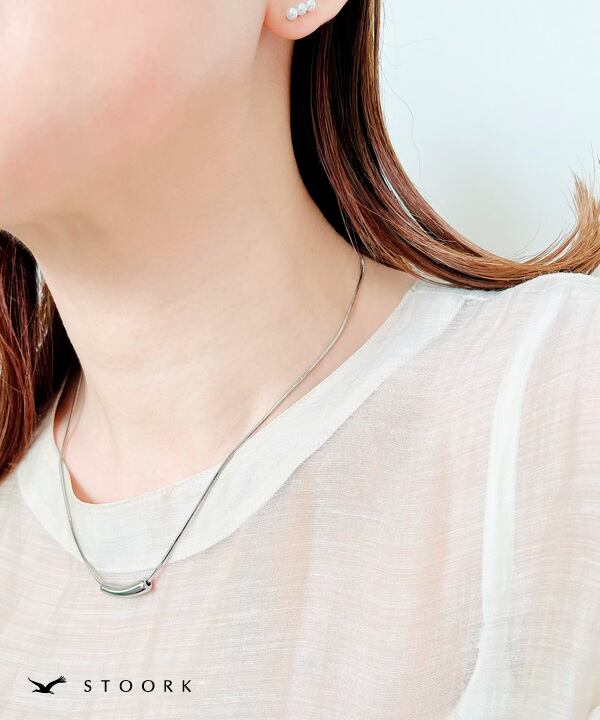【再入荷】s925 Metal Beans Necklace
