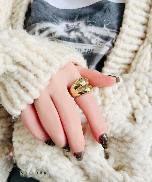 【再入荷】316L Volume Double Ring