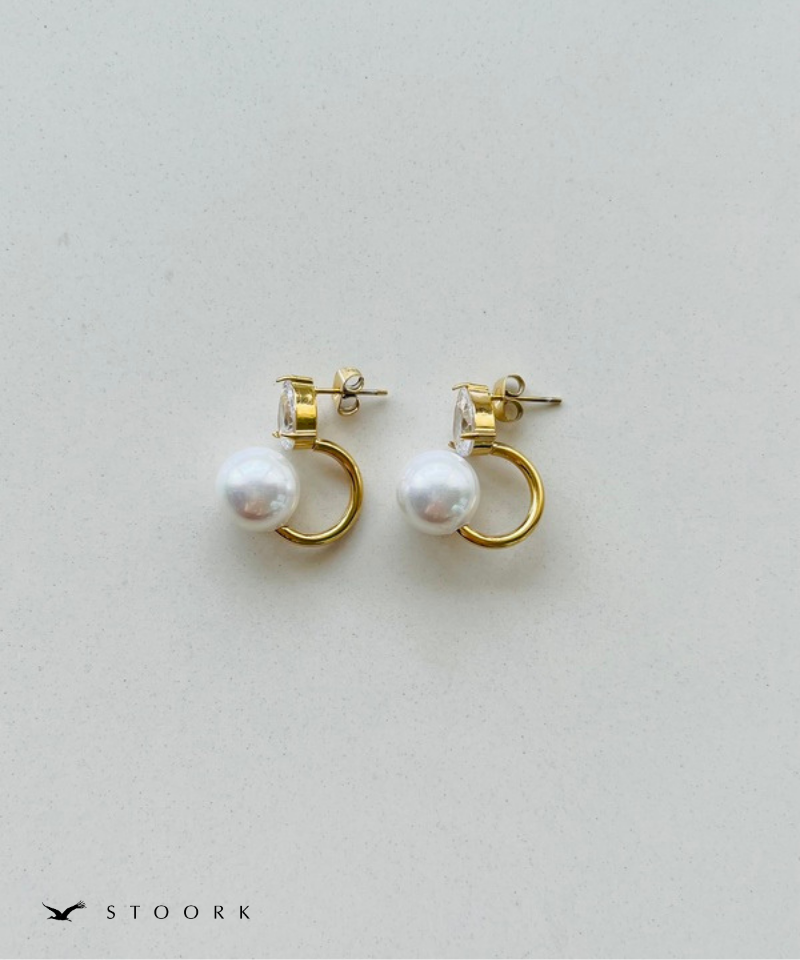 Drop Stone Pearl Pierce