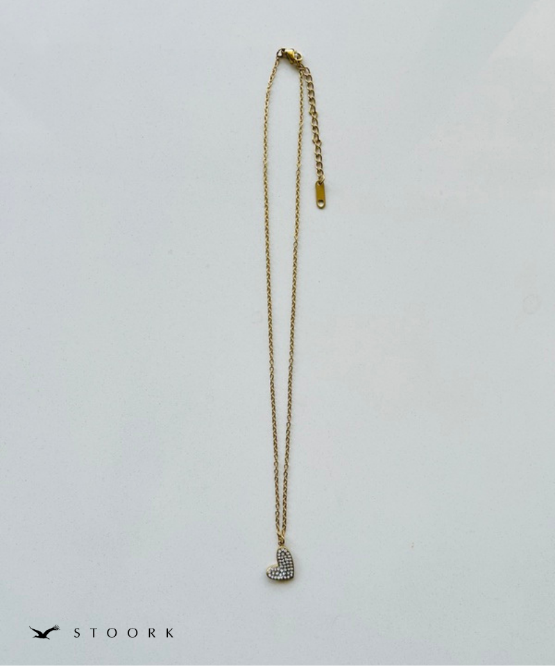 Zircon Heart Necklace