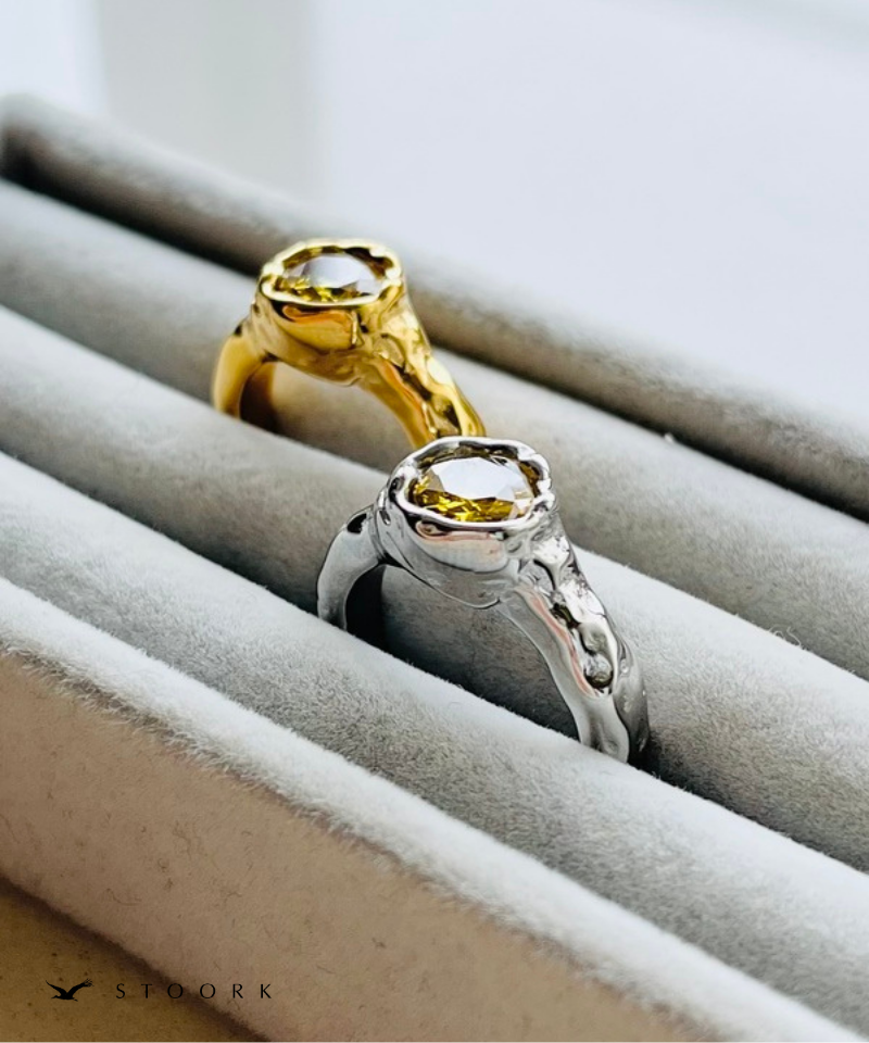 Melt Stone Ring