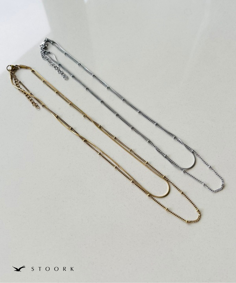 Layered Mix Chain Necklace