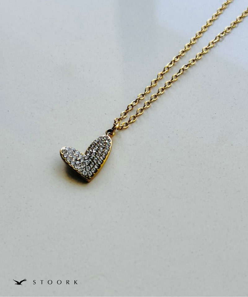 Zircon Heart Necklace