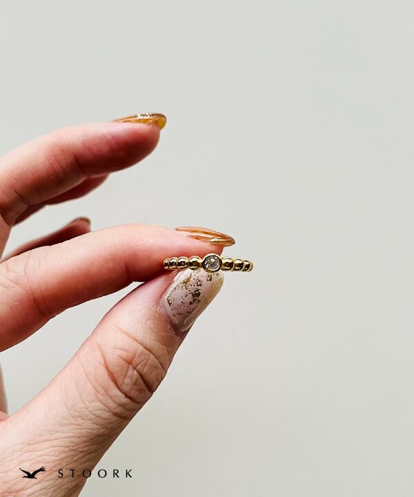 s925 Simple Dot Ring