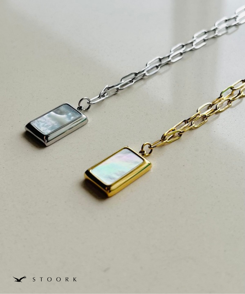 Square Shell Necklace