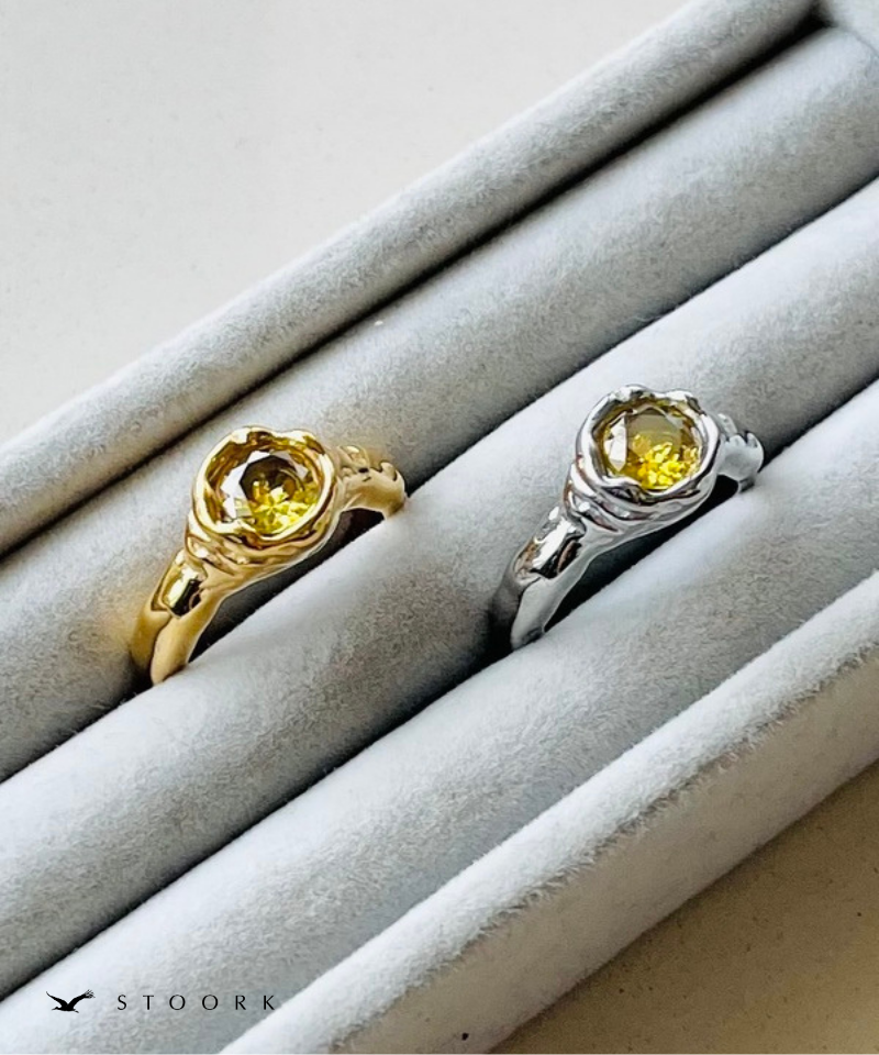 Melt Stone Ring