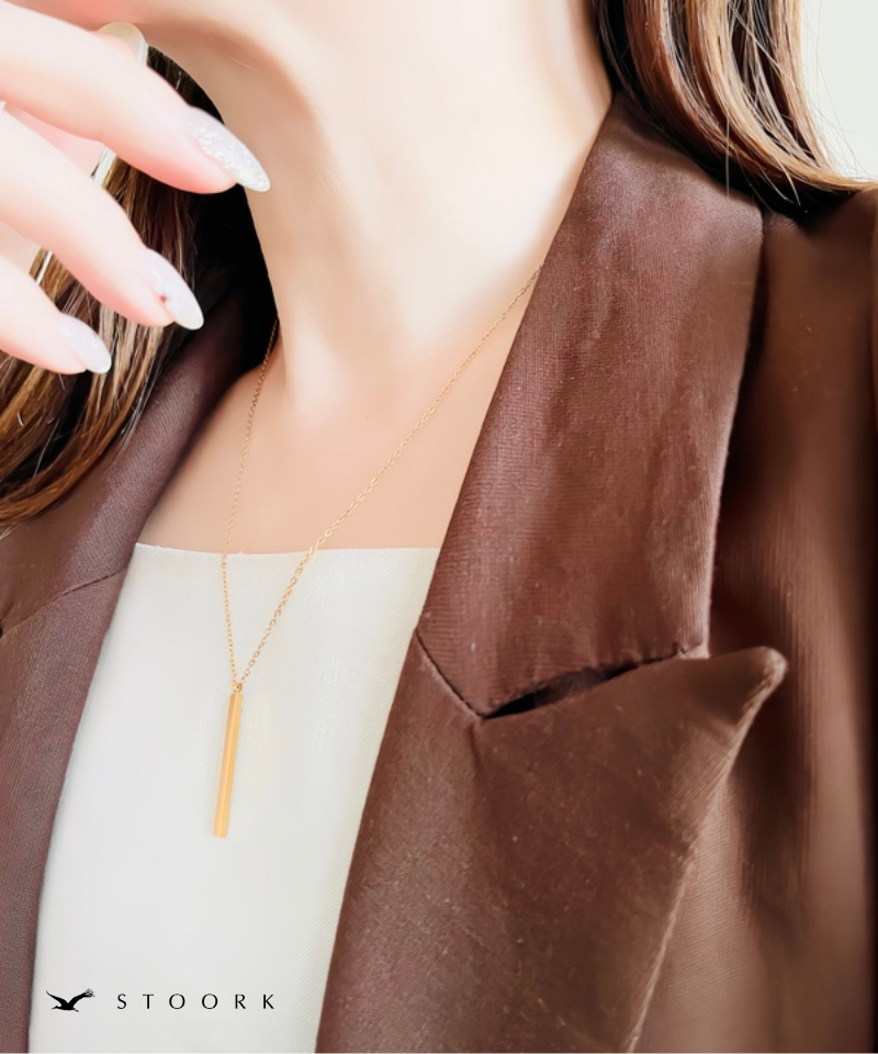 Skinny Pendant Necklace