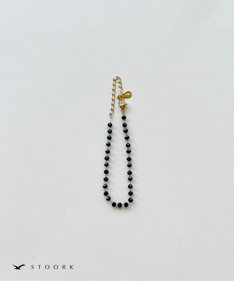 Tiny Black Beads Bracelet