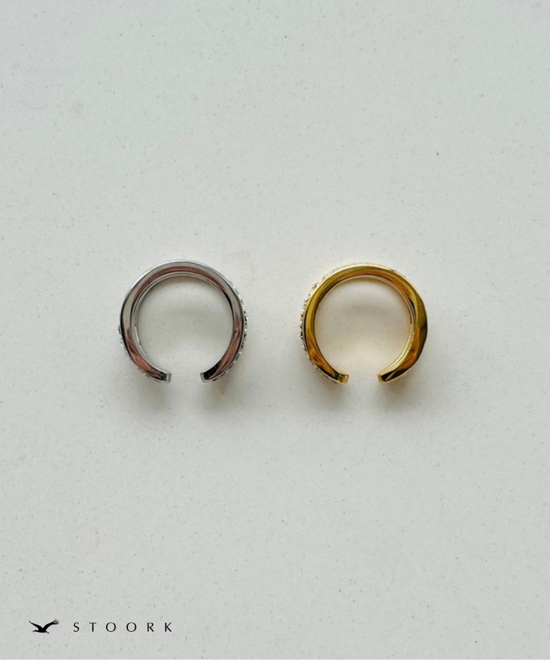 Triple Line Zircon Ear Cuff