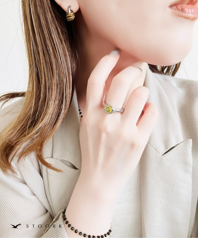 Melt Stone Ring
