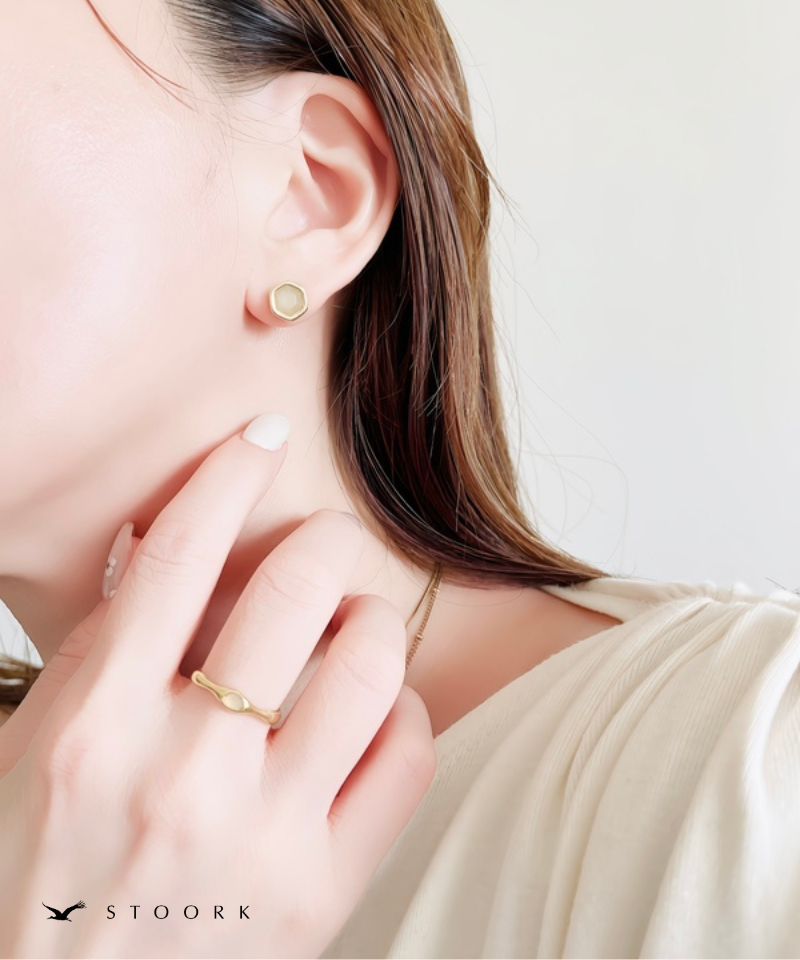 Hexagon Opal Pierce