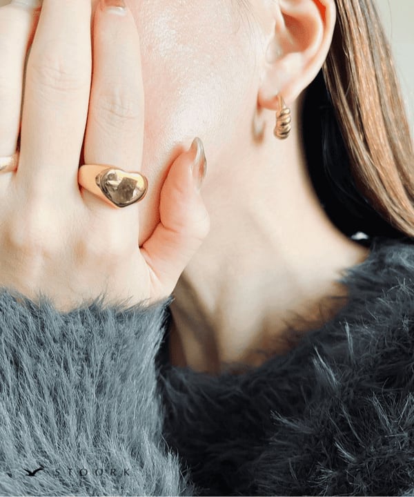 【再入荷】316L Heart Ring